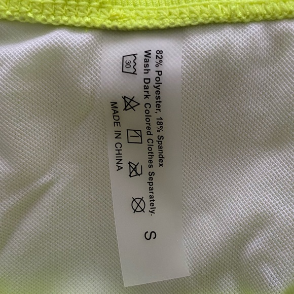 SHEIN Yellow Triangle Thong Bikini Bottom - Picture 3 of 5